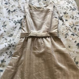 Gold Lauren Conrad A line dress